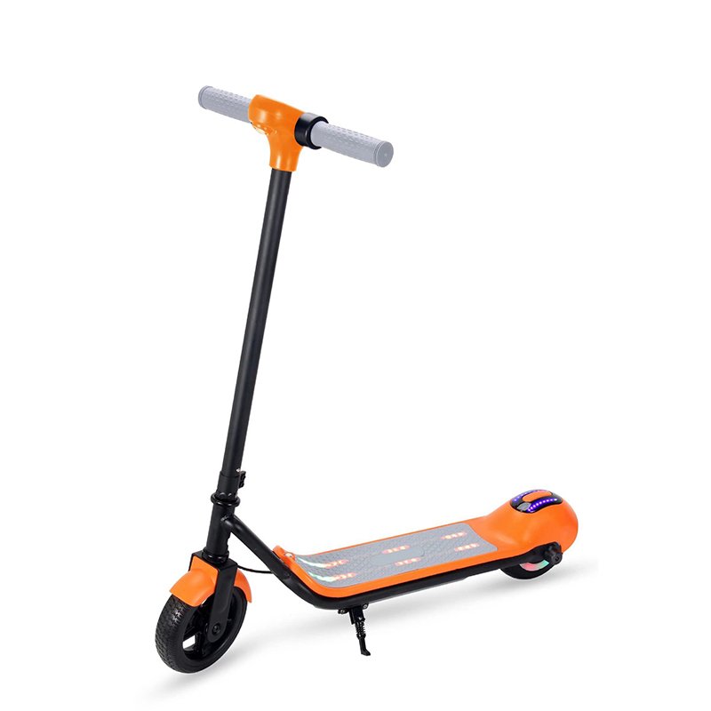2024 Kids E-Scooter 2 wheel led lights electric scooters children foldable electric toy scooter car OEM discount price