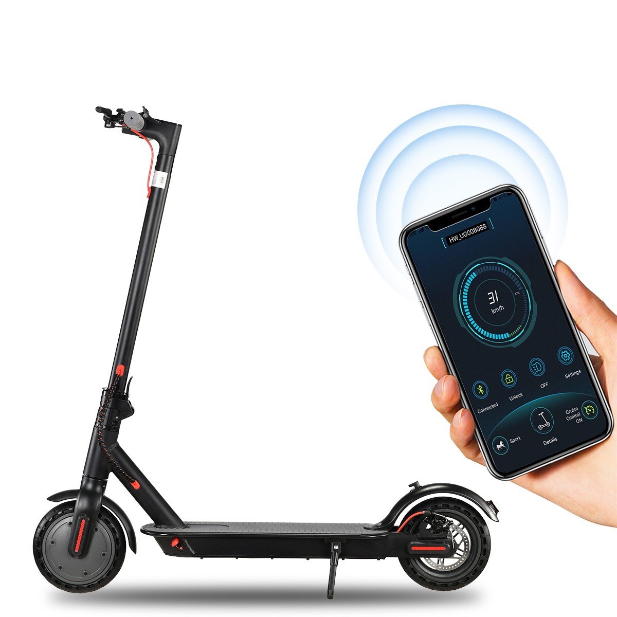Factory Wholesale EU US Warehouse 350W 10.4Ah Powerful Trottinette Electrique Two Wheel Electric Scooter For Adults