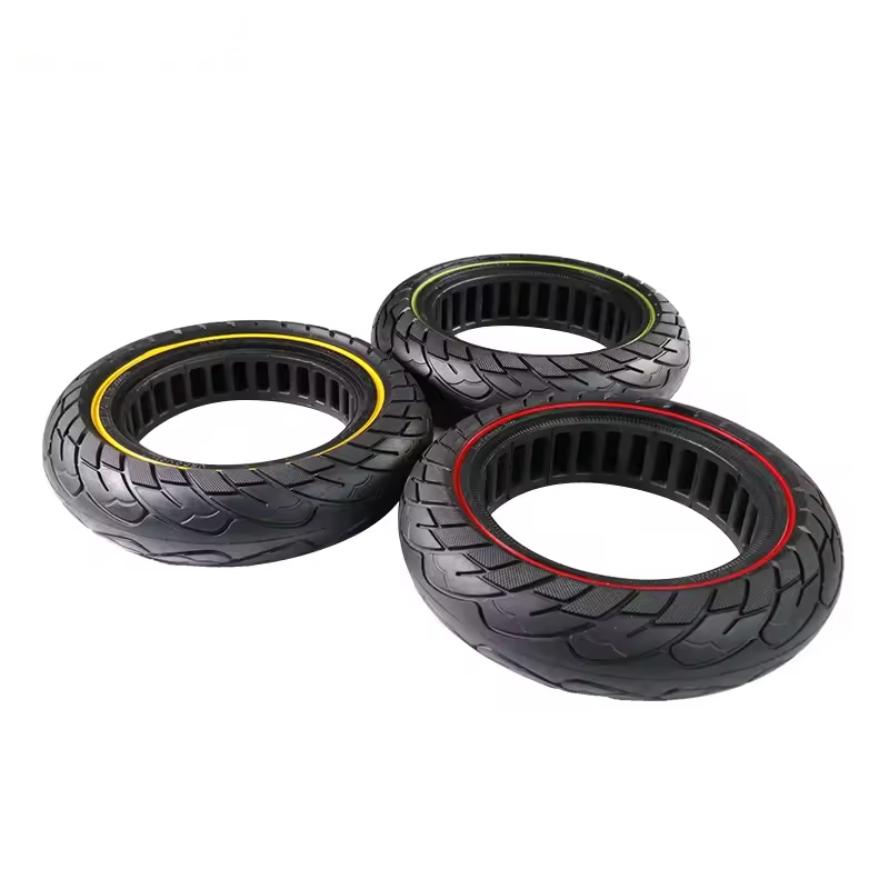 New8.5*2.0inch ND Light elastic with line Inner Honeycomb Tire yellow electric scooter skateboard tire