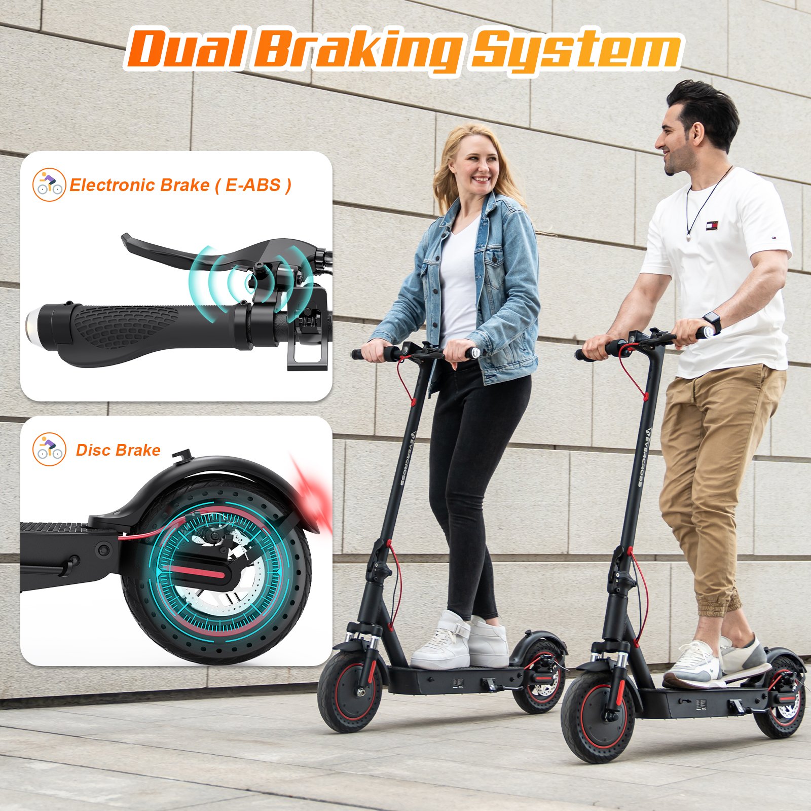 Hot Sale Electric Scooter USA 10inch 36V Fat Tyre Folding Smart Electric Scooter Off Road Electric Scooter Big Wheels