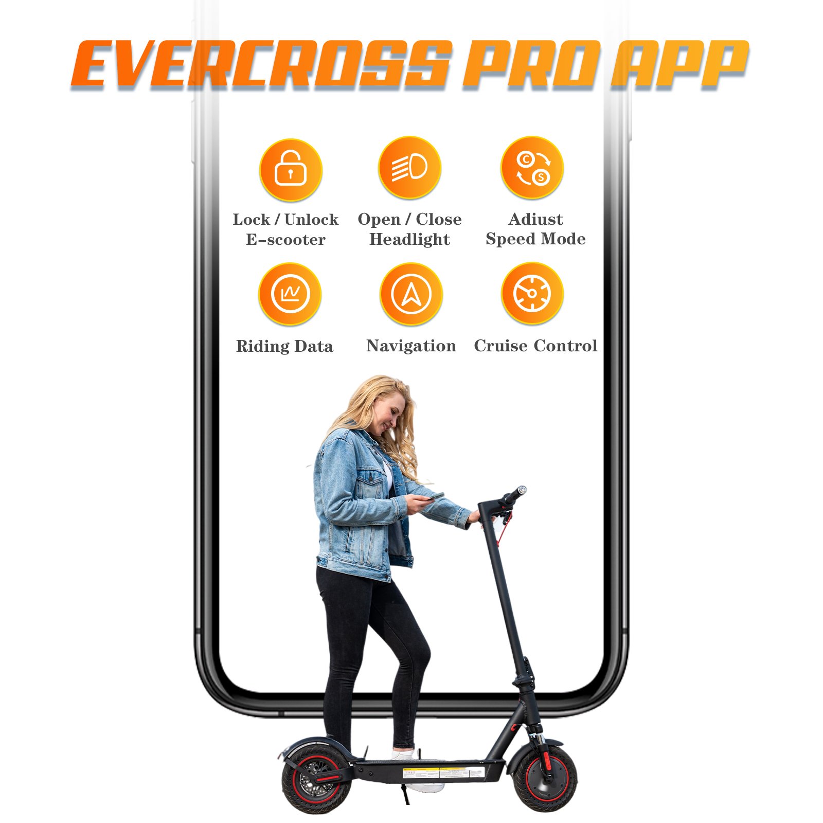Hot Sale Electric Scooter USA 10inch 36V Fat Tyre Folding Smart Electric Scooter Off Road Electric Scooter Big Wheels