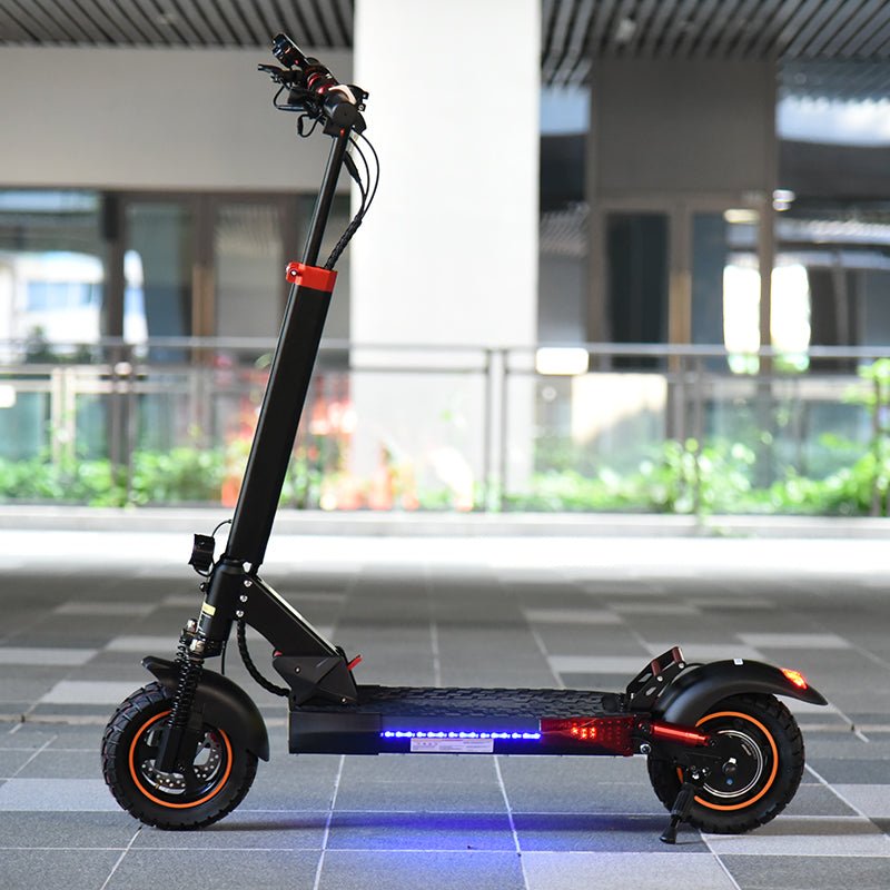 Unisex 10-Inch Electric Scooter Suspension Seat Front Brake High-Speed Two-Wheel Smart Digital Battery Folding Adults Model 0553
