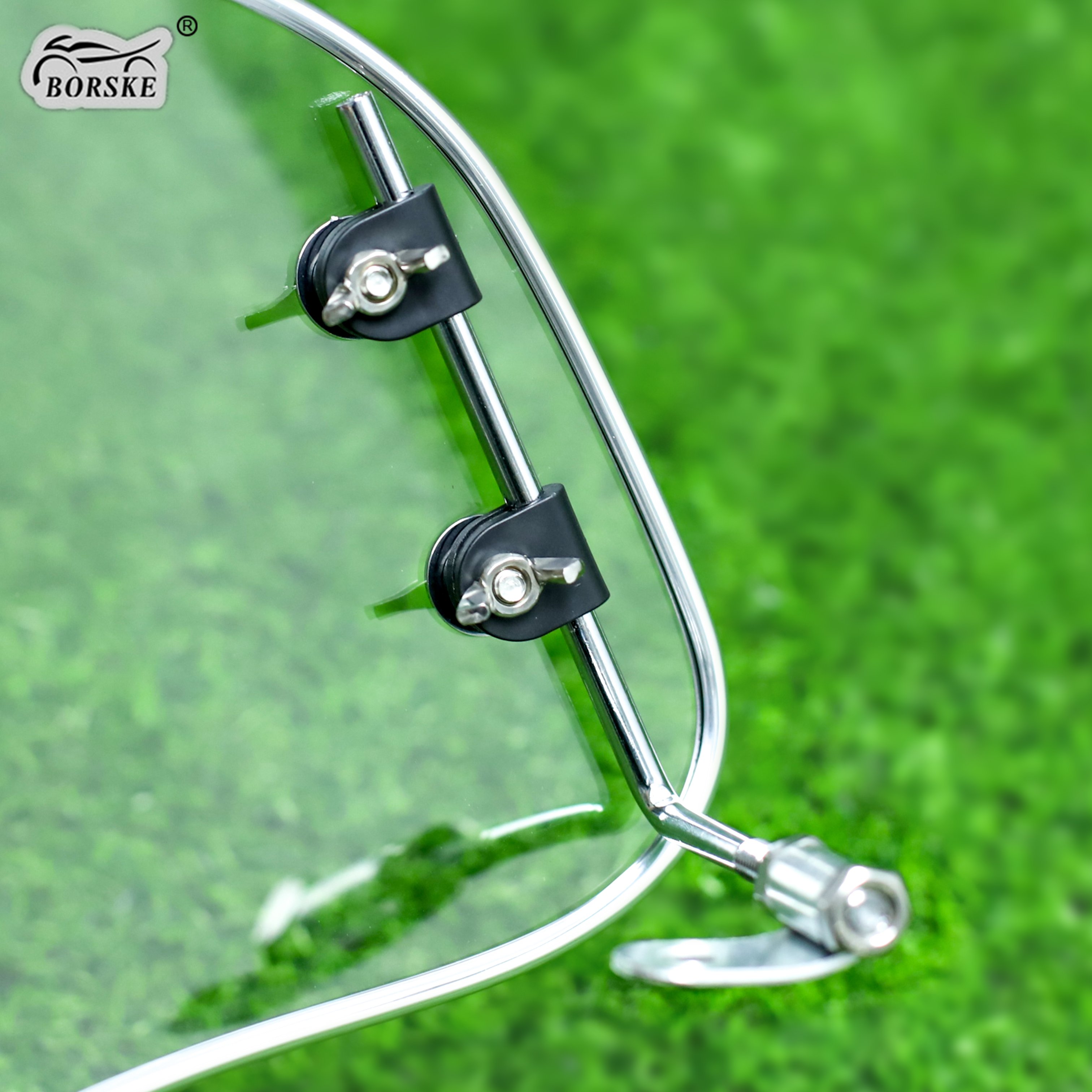 Motorcycle Modified Parts Motorbike Front Windshield Wind Deflector Windscreen For Universal