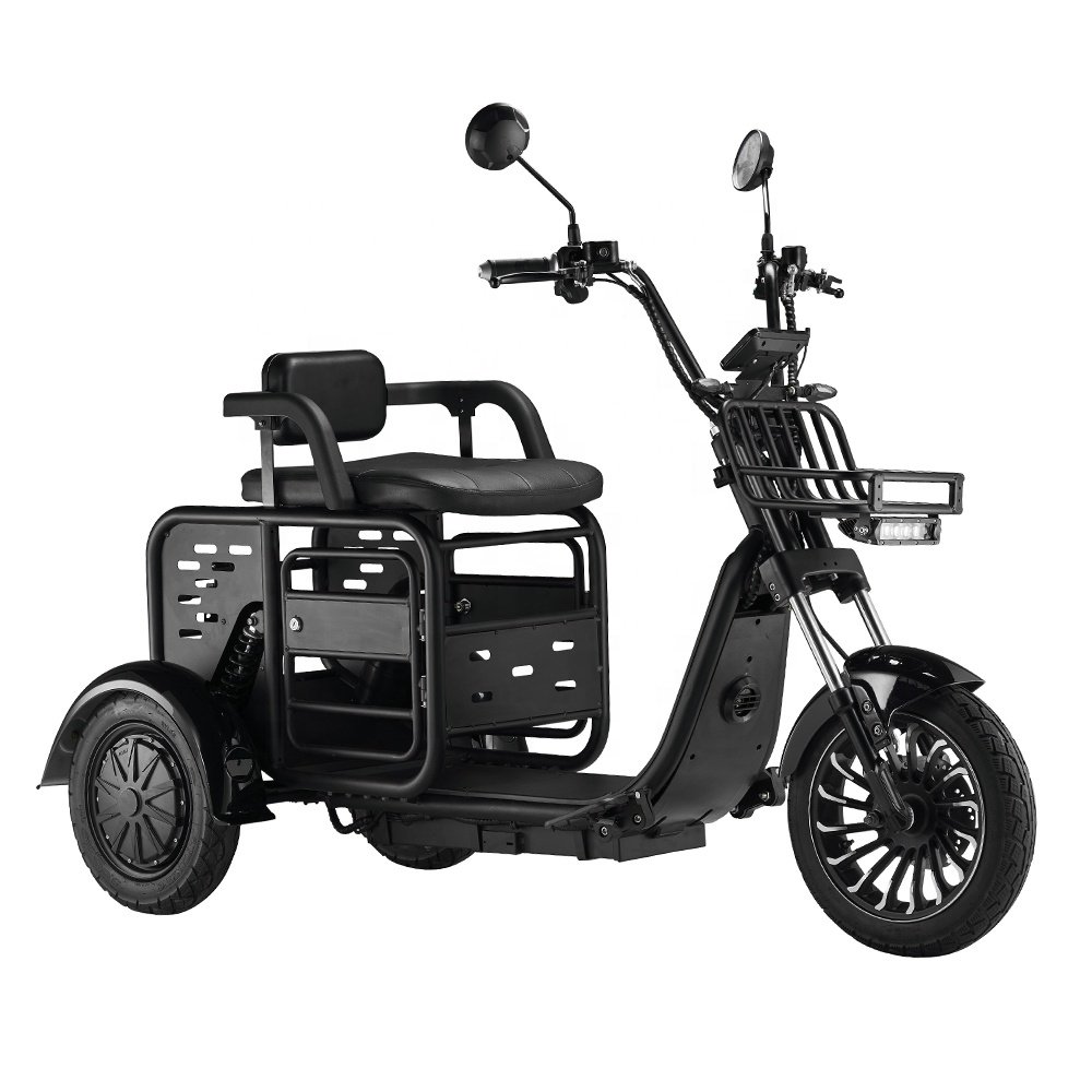 LUQI Fat Tire E Scooter 1000W Motor 48V Citycoco 3 Wheel Powerful Electric Scooters