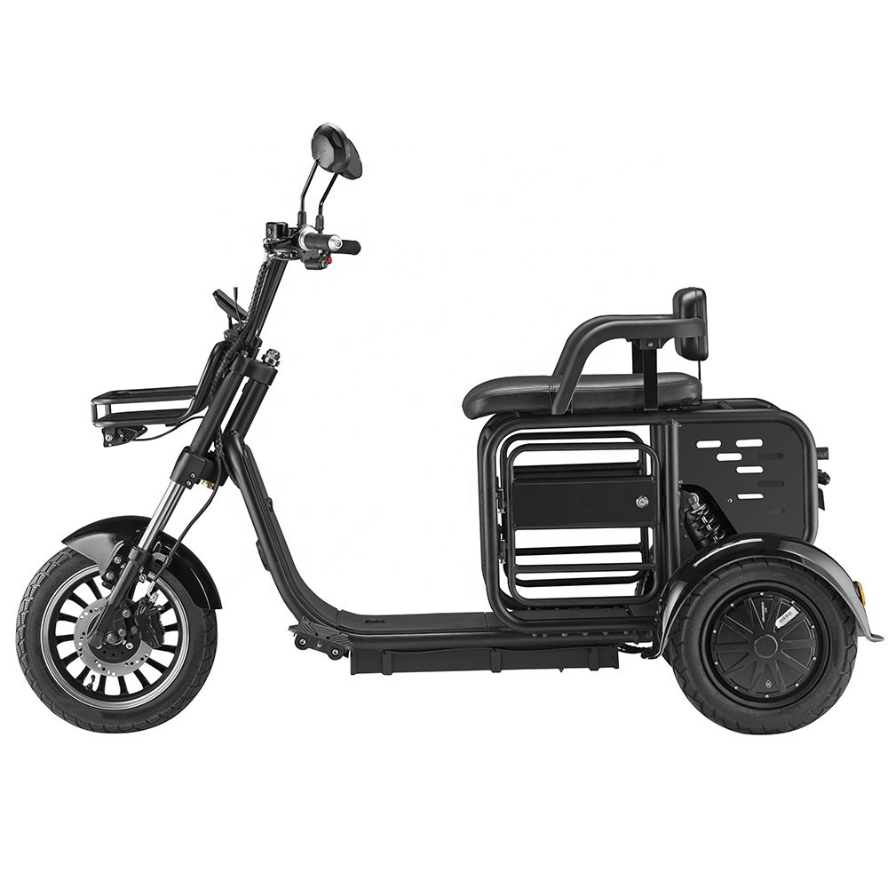 LUQI Fat Tire E Scooter 1000W Motor 48V Citycoco 3 Wheel Powerful Electric Scooters