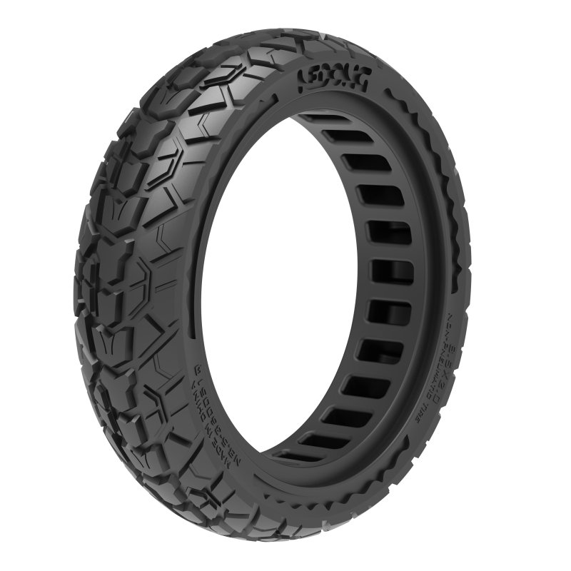Nedong hot sales 8.5x2.0 puncture-proof solid tires with off-road tyres pattern escooter rubber tire for xiaomi m365