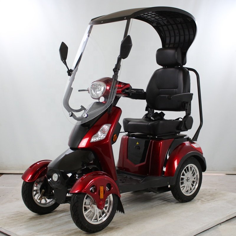 Electric Scooter For Elderly Mobility 4 Wheel Scooter With 500W Motor 25KMH Speed