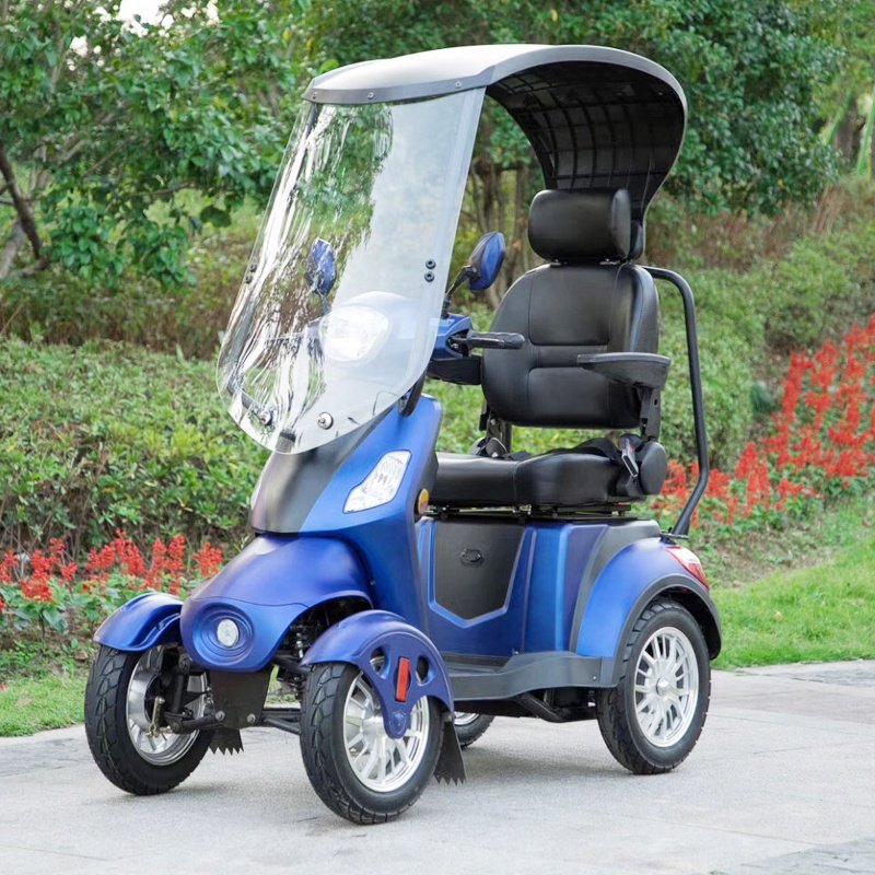 Electric Scooter For Elderly Mobility 4 Wheel Scooter With 500W Motor 25KMH Speed