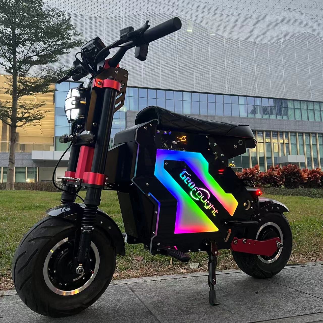 2023 Eshiner MOLO5 8000W 10000W 2 Wheel 14 inch fat tire Electric Scooter waterproof with Removeable Battery