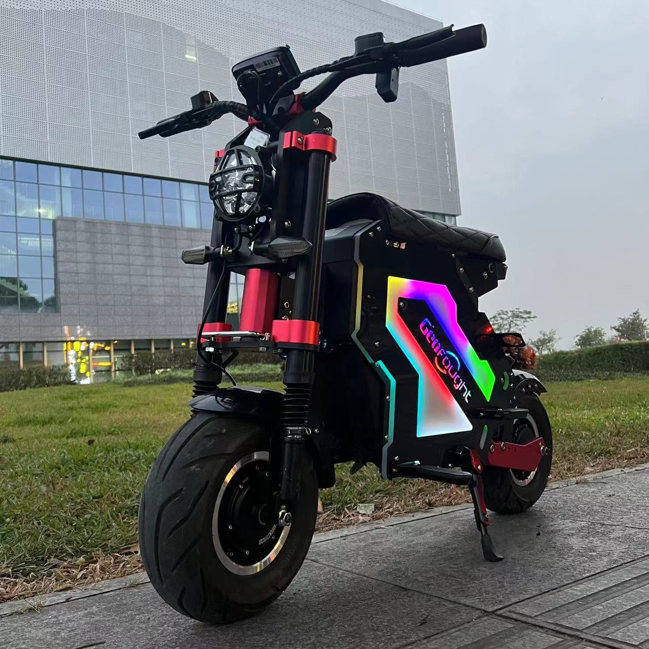 2023 Eshiner MOLO5 8000W 10000W 2 Wheel 14 inch fat tire Electric Scooter waterproof with Removeable Battery