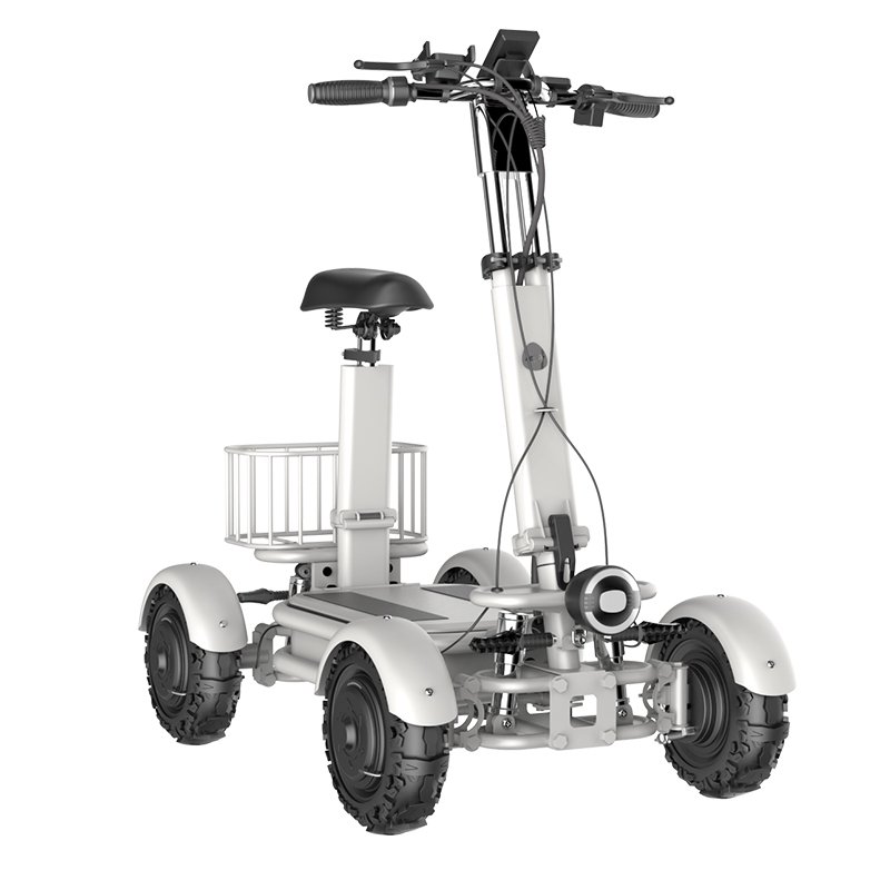 Four wheels electric scooters 2000W four motor off road tire