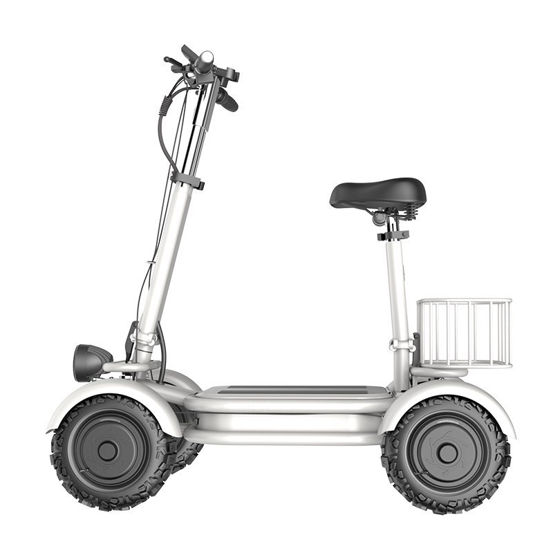 Four wheels electric scooters 2000W four motor off road tire
