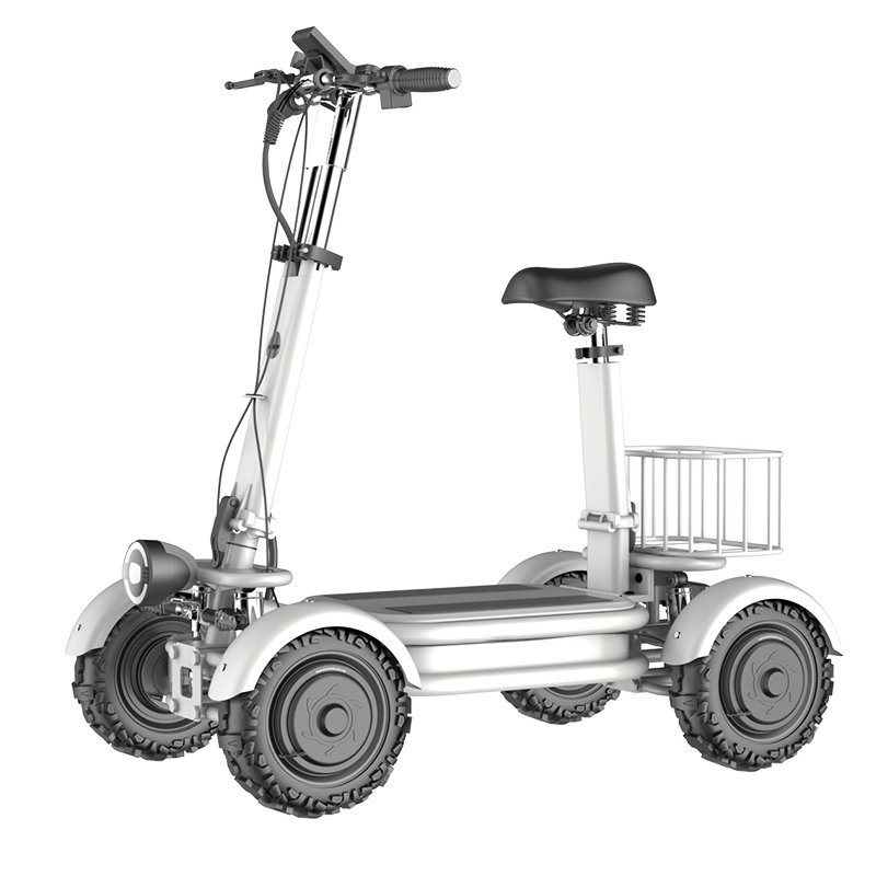 Four wheels electric scooters 2000W four motor off road tire