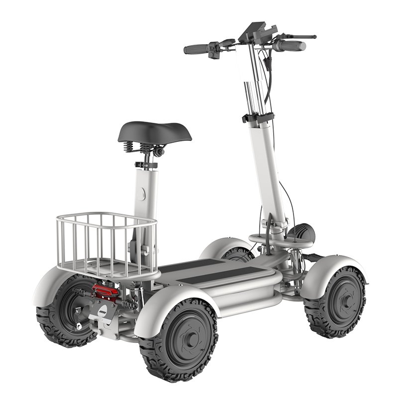 Four wheels electric scooters 2000W four motor off road tire
