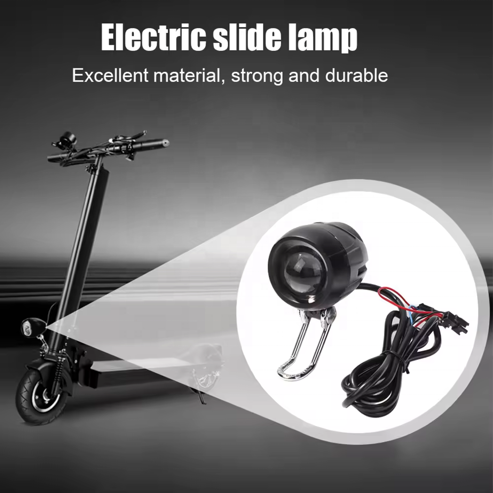 Electric scooter horn headlight 2 in 1 suitable for kuhooM4 PRO electric scooter accessories smart drifting scooter