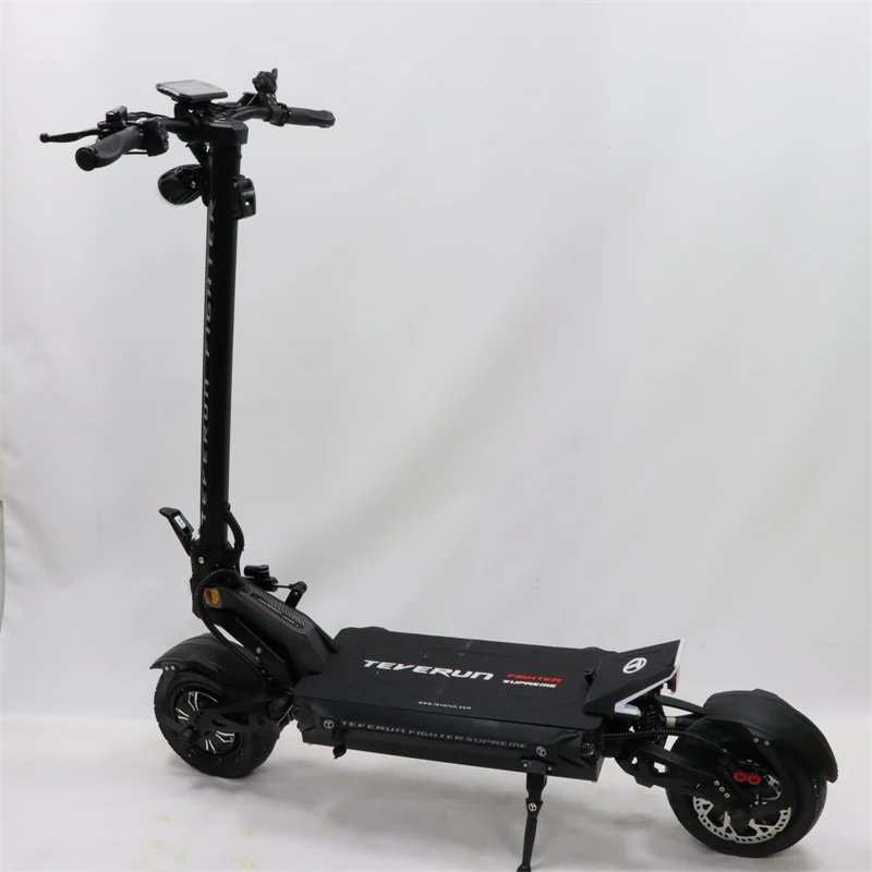 EU Stock Teverun FighterSupreme Ultra Electric Scooter 72V 60Ah SK Battery Dual Motor 4000W Top Speed 105kmh PKE Kickscooter