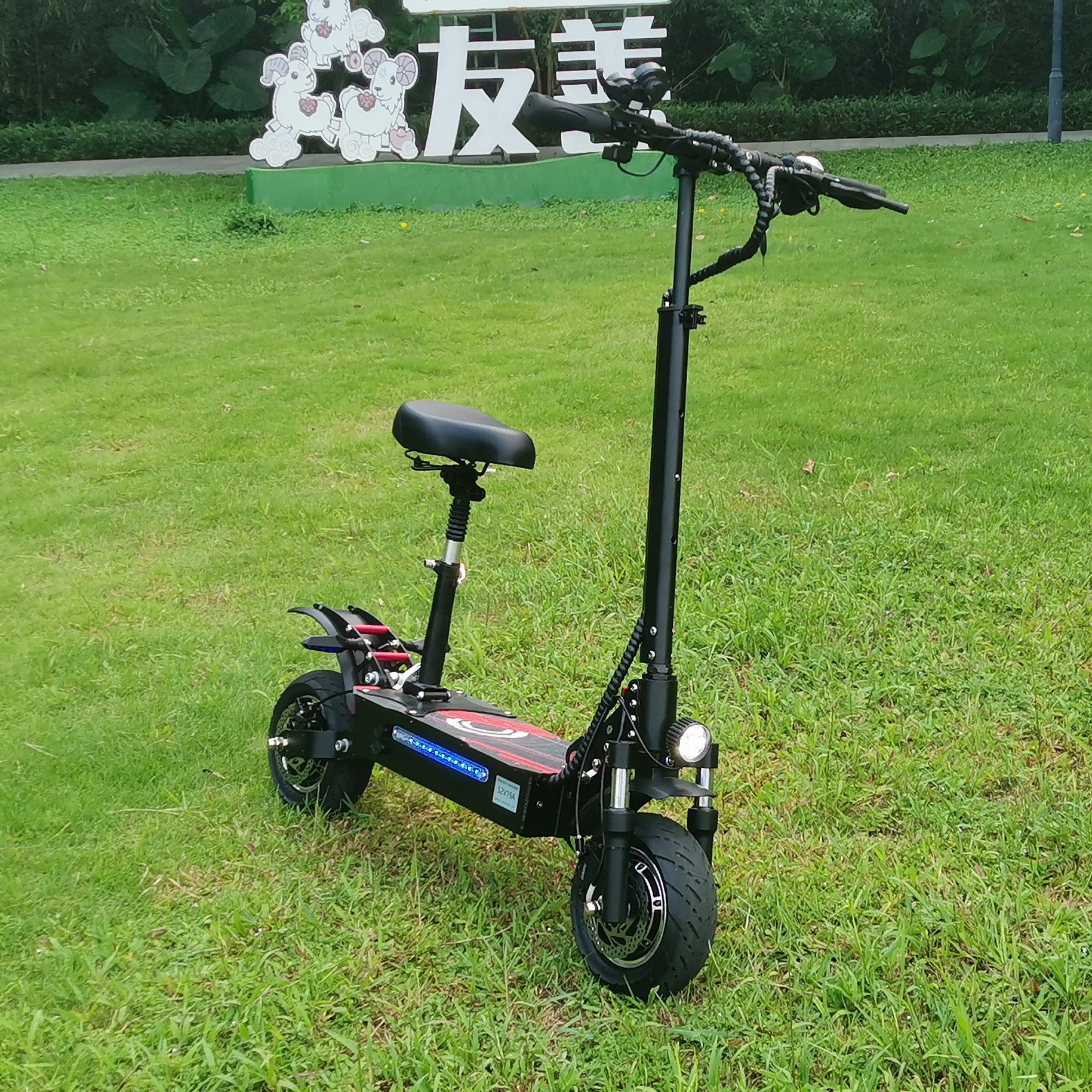 EU USA Warehouse Q7PRO 19A 1600Wx2 High Speed Economy Dual Motor Electric Scooter