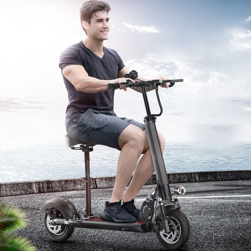 2021 Wholesale Drop Shipping Commute 150KM 500W Electric Scooter Cheap Foldable Scooter Electric 10 Inch Wide Wheels Scooters