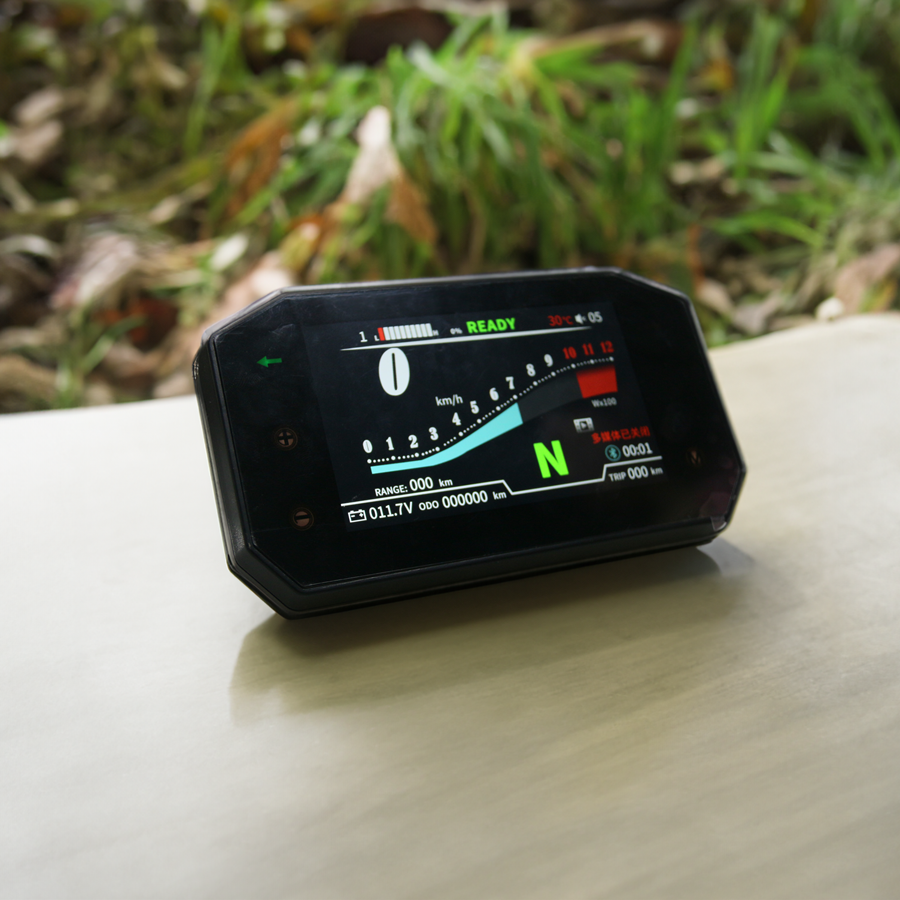 Modifications Electric Motorcycle LCD TFT Display Screen Speedometer for Motorbike Upgrades Aftermarket Accessories