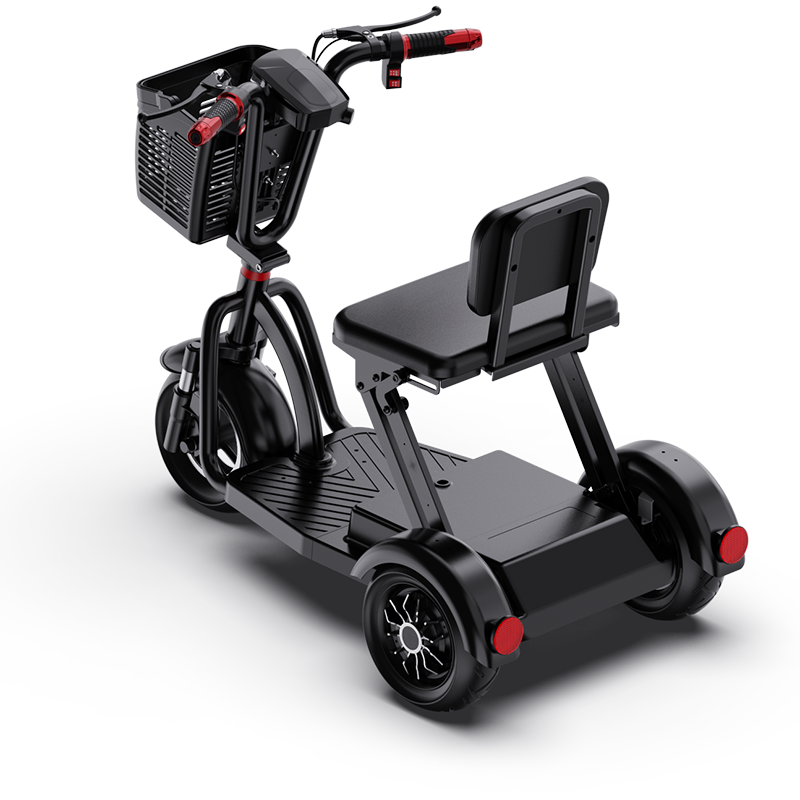 Low Speed for Elderly Moped Electric Tricycle 3 wheels Lithium battery Three Wheel Electric Scooter