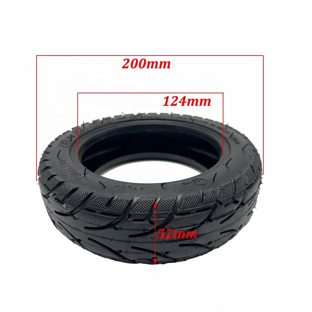 8x2.00-5 Tubeless Tire for 8 inch Electric Scooter High-Quality Wear-Resistant Tyre Accessories