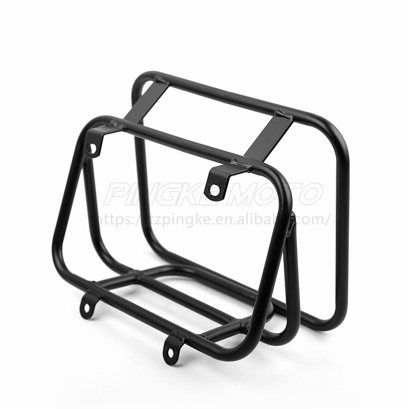 Motorcycle Zuma Front Luggage Rack Car Basket Basket Made of High Quality Heavy Iron Scooter Shopping Basket, Matte Black