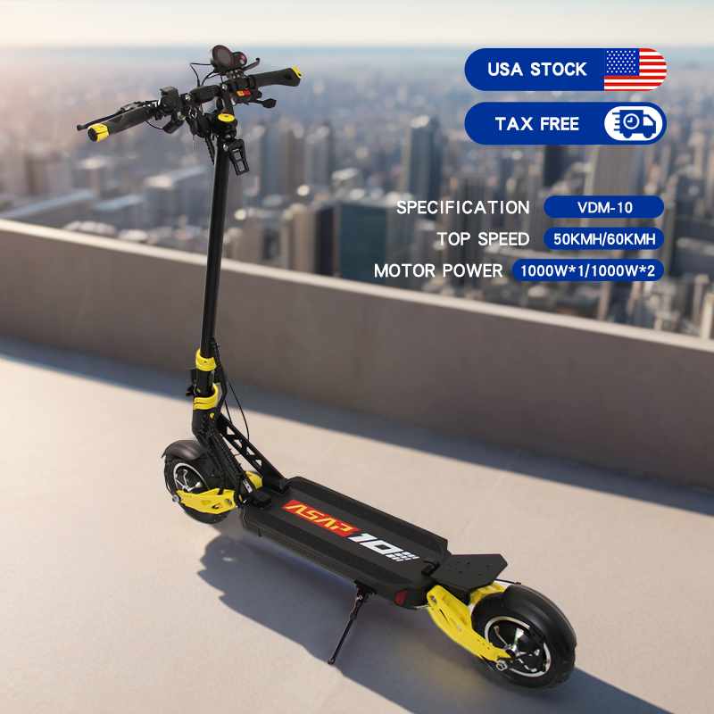USA Warehouse Dual Motor Powerful 2000w Adult Foldable Fast Two Wheel Electric Scooter