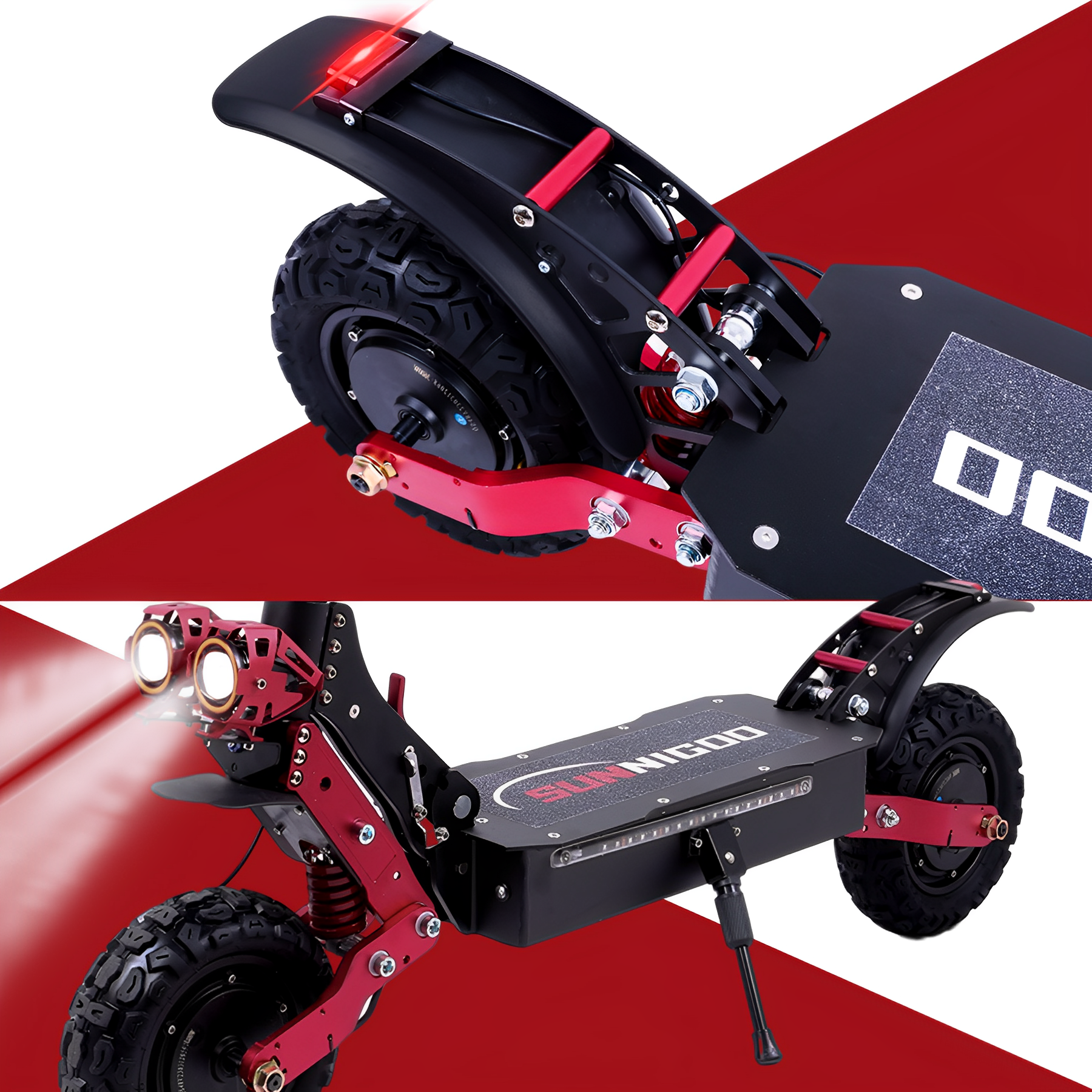 10 Inch 60KM/H Powerful Electric Scooter EU Warehouse 48V 24AH Fast Electric Scooter Player Electric Scooter Adult