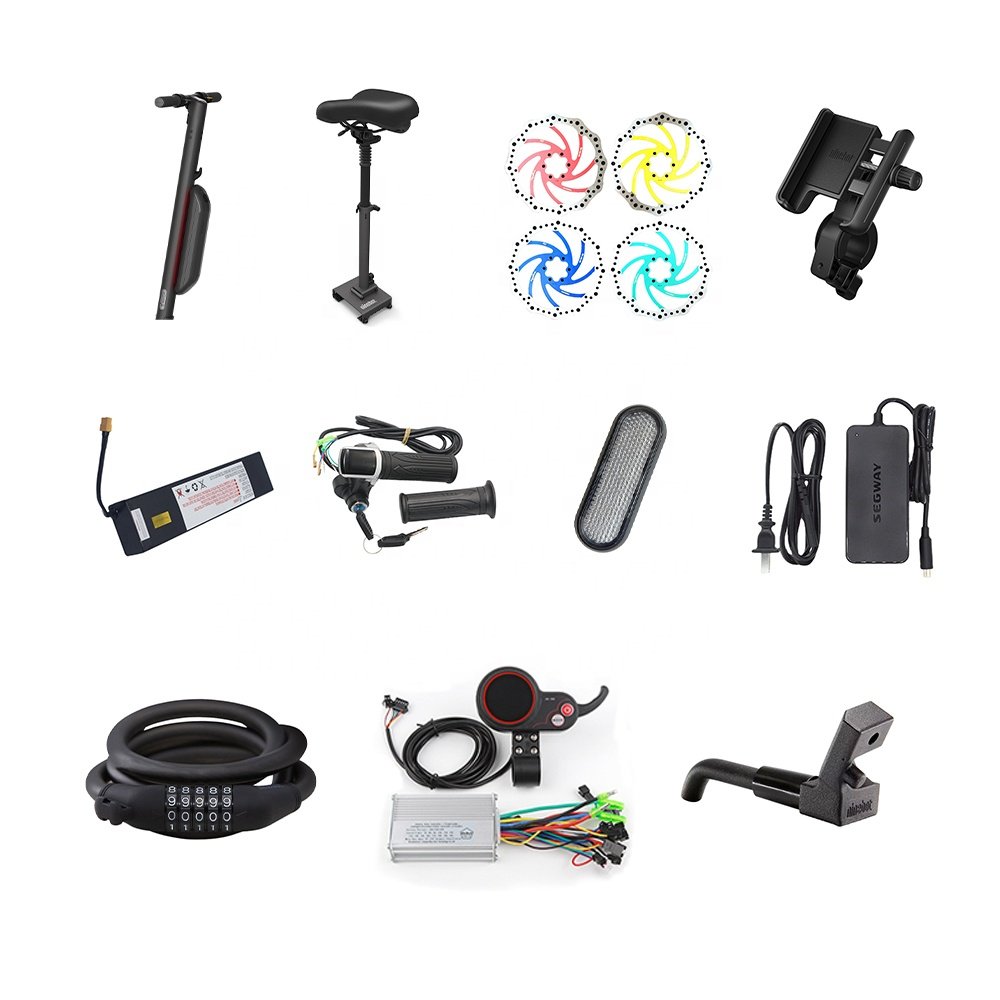 Electric scooter accessories adjustable shock-absorbing folding seat For Mijia M365