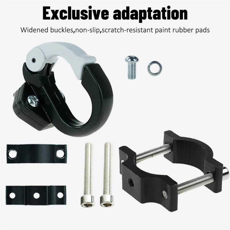 Electric Scooter Front Hanger Hook Aluminum Bags Double Hook for Ninebot Max G30 Scooter Hanger Gadget Claw Scooter Parts