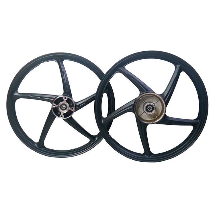 WAVE110i WAVE-125i Motorcycle Front & Rear 17 inch 5 Spokes Aluminum Alloy Wheels Rims for Honda Motorbike Spare Parts Wholesale