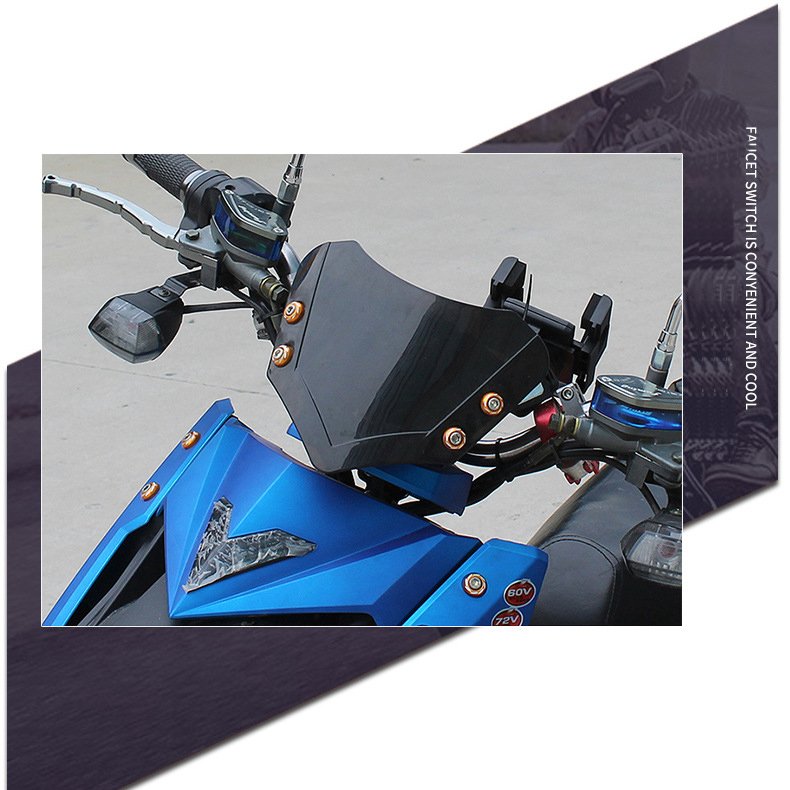 Motorcycle Electric Vehicle Modification Installation Screw 6mm Bolt Nut Scooter Decoration Round Carving Color Screw