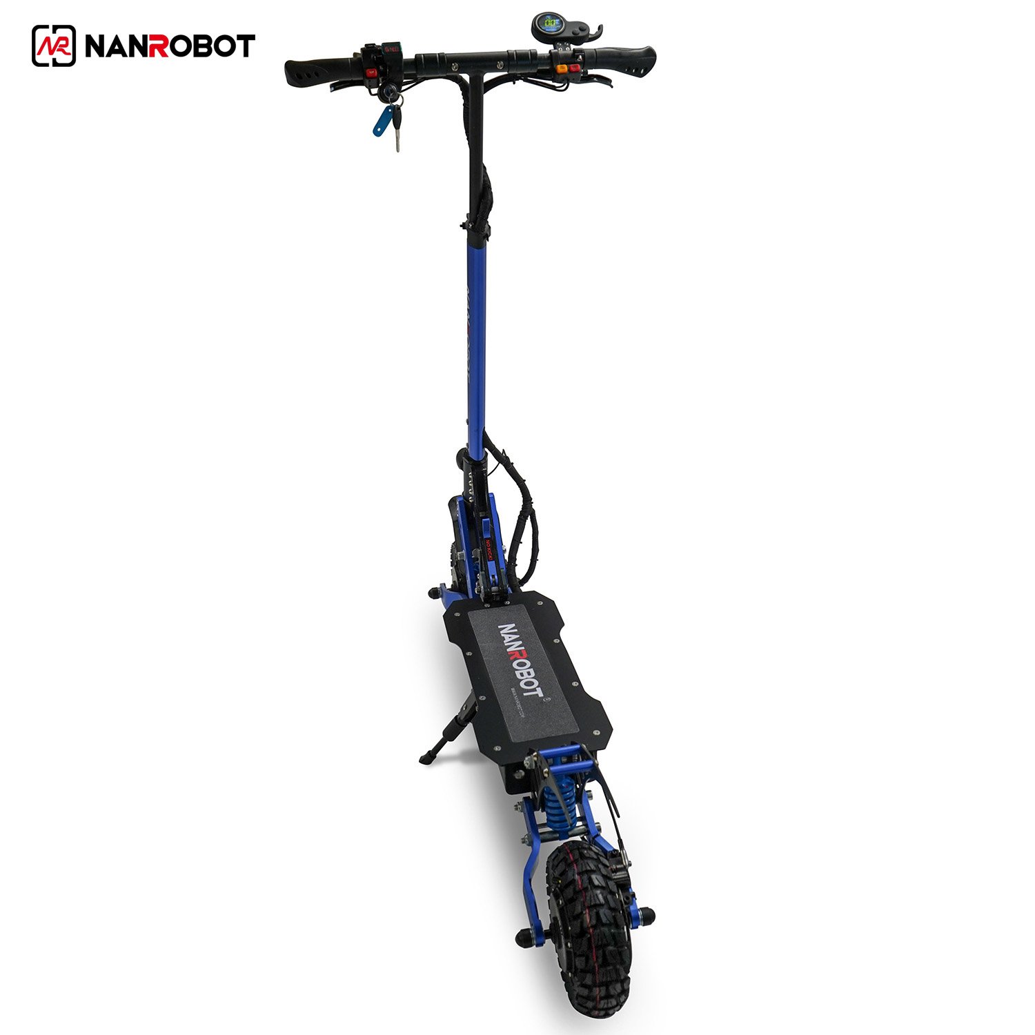 fast electric scooter NANROBOT D4+3.0 Dual motor Folding Seat Two Motor patinete Electric Scooter