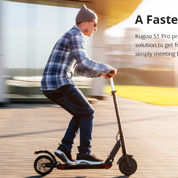 Chinese 2019 Hot Sale 350Wt Electric Scooter Kugoo S3 Pro Scooter Electric