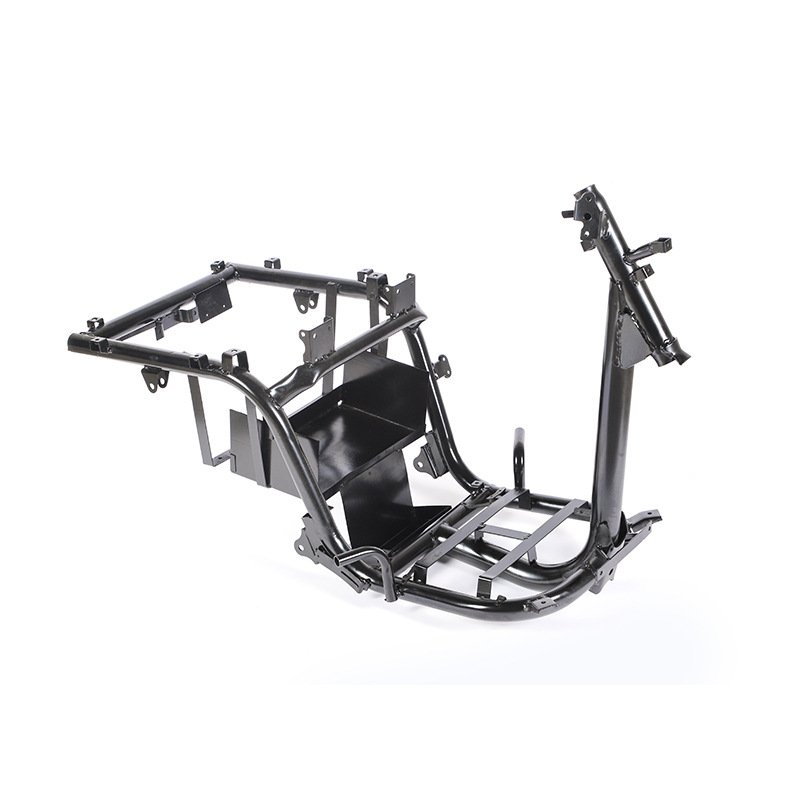 High Speed Electric Motorcycle Frame Front and Rear Disc Brake 80KM/h 72V 3000W Scooter Frame
