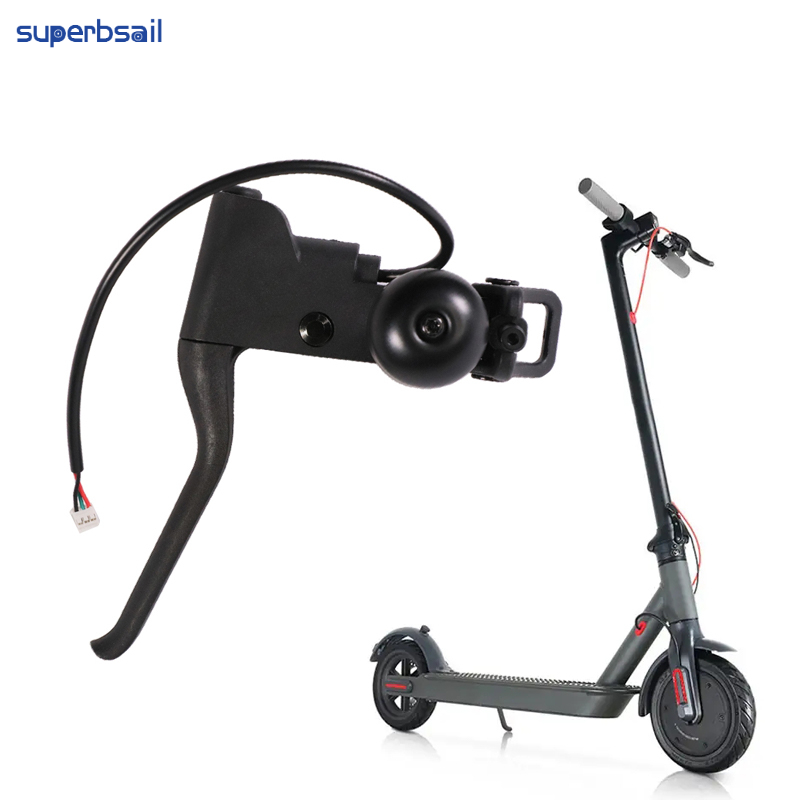 Superbsail Durable Brake Lever Bell Waterproof Brake Handle With Horn For Xiaomi 4 Pro Electric Scooter Handle Brake Accessories