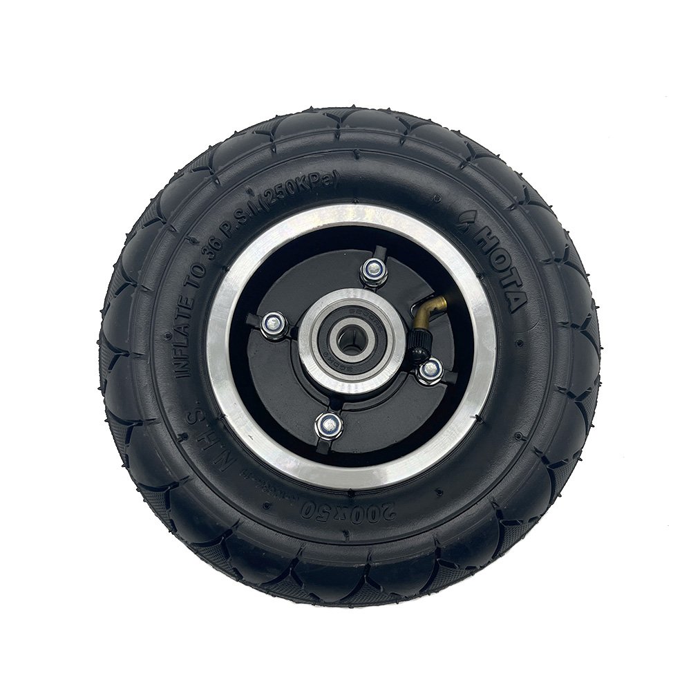 200x50 Pneumatic wheel 8"x2" Inner Outer Tyre with Alloy Rim for Mini Electric Scooter Parts
