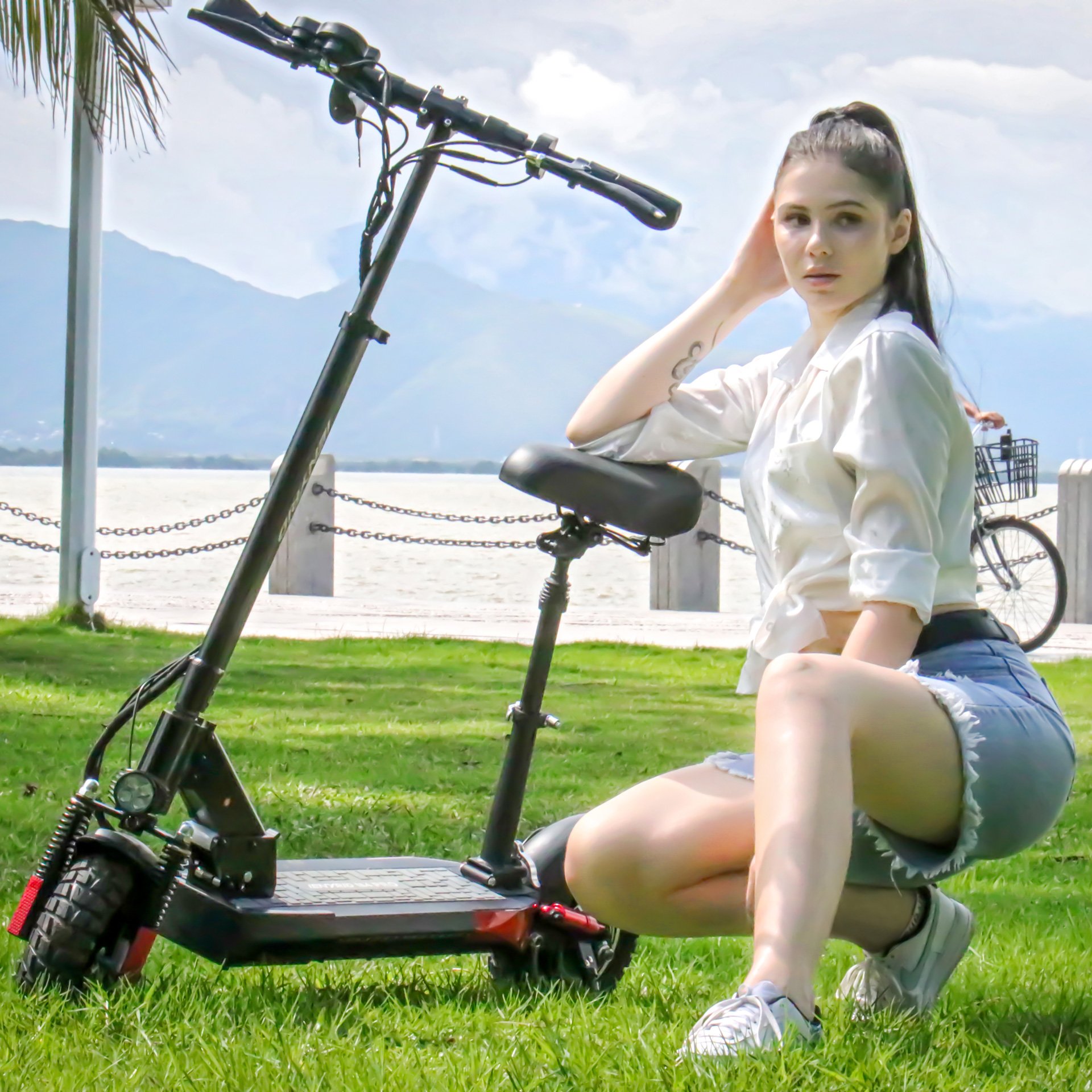 UK EU Germany Warehouse 10Inch 350W E Scooter European Folding Fast Electric Scooters For Adult Drop Shipping