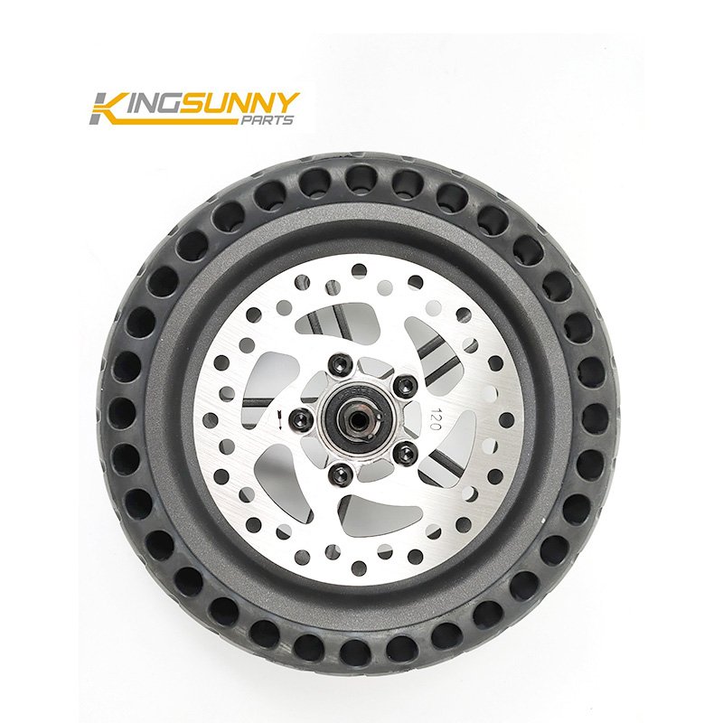 Electric Scooter Spare Parts Rear wheel+Honeycomb solid tire +Brake disc for Xiaomi Pro/Pro2 Repair Accessories Rear Wheel Tire