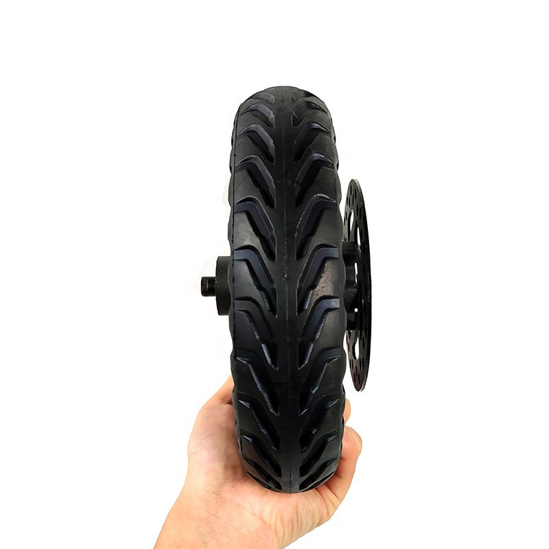 Electric Scooter Spare Parts Rear wheel+Honeycomb solid tire +Brake disc for Xiaomi Pro/Pro2 Repair Accessories Rear Wheel Tire