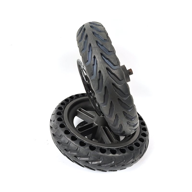 Electric Scooter Spare Parts Rear wheel+Honeycomb solid tire +Brake disc for Xiaomi Pro/Pro2 Repair Accessories Rear Wheel Tire