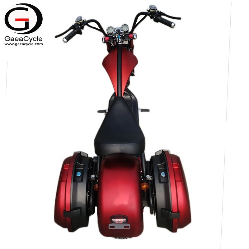 Eu Warehouse Gaea M1P Chopper Style 2000W Citycoco EEC Electric Scooters with Disc Brakes