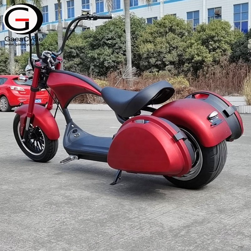 Eu Warehouse Gaea M1P Chopper Style 2000W Citycoco EEC Electric Scooters with Disc Brakes