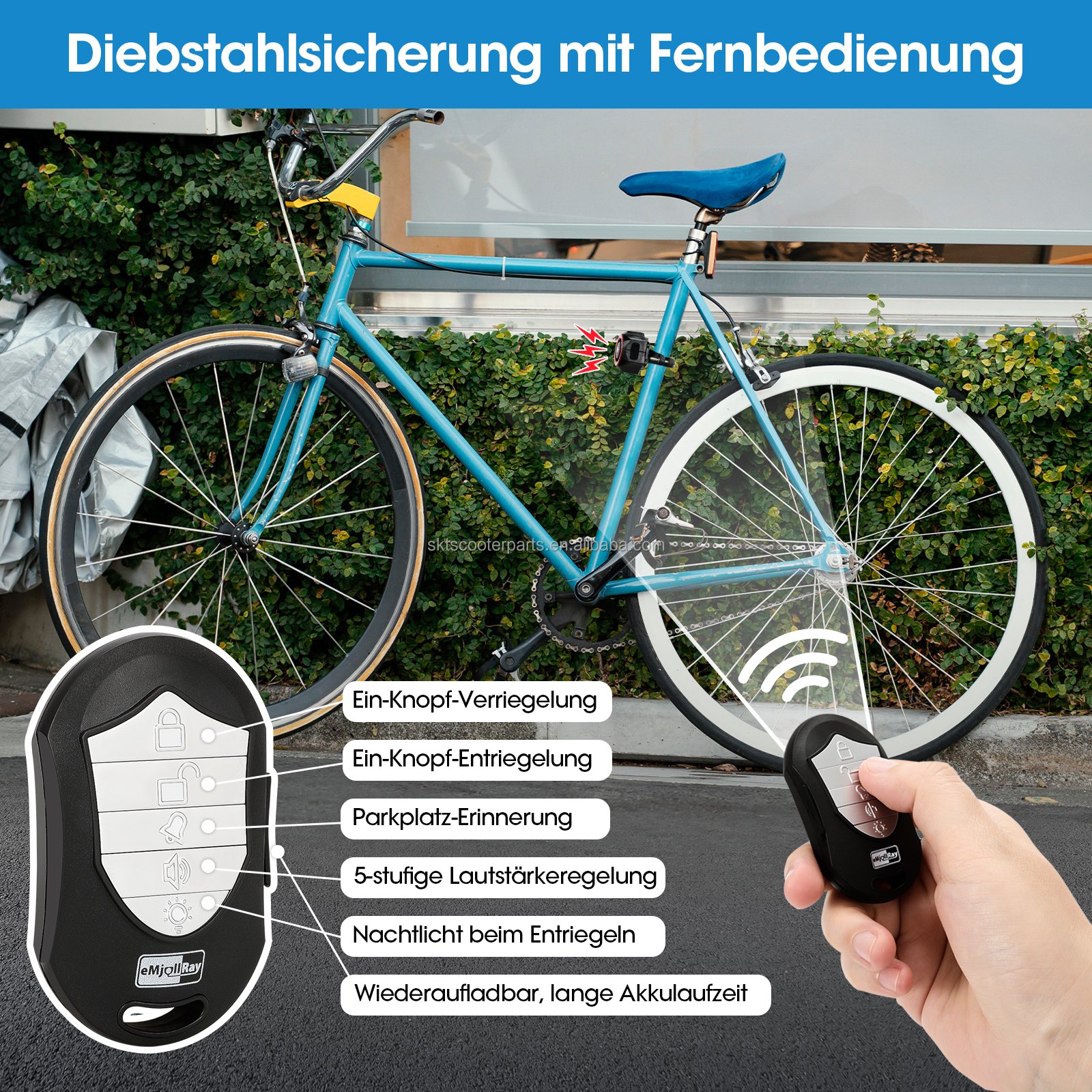 Bicycle Alarm Vibration Motion Sensor Anti-Theft Alarm for Xiaomi M365 Pro 2 Electric Scooter Motorcycle Alarm