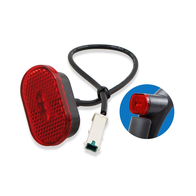 Scooter Parts Pro2 Taillight Rear Mudguard Night Warning LED Lights Electric Scooter Accessories