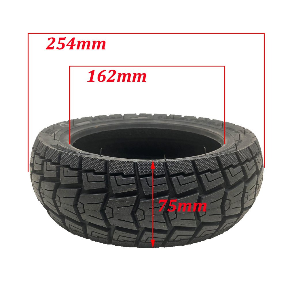 10x2.75-6.5 Tubeless Tire 10x2.70-6.5 Off-Road Vacuum Tyre for Electric Scooter 10 Inch Pneumatic Wheel Parts
