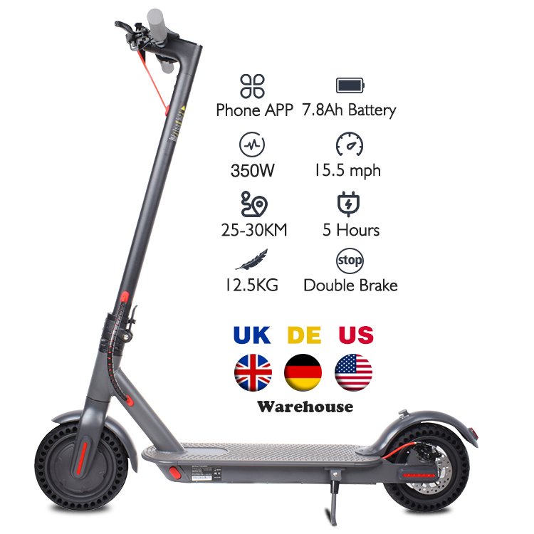 EU Warehouse Tax Free Lightweight Powerful Folding Cheap Electric Scooter E scooter For Teenagers Young Adults