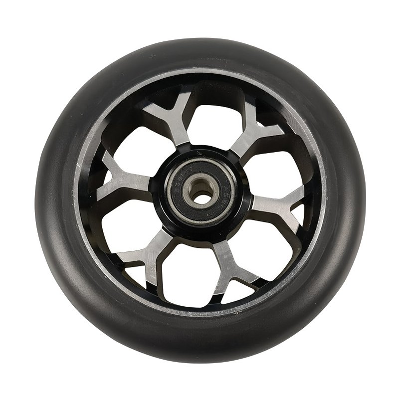 Pro Stunt Scooter Wheels Aluminum Alloy Hub Scooter Replacement Parts Accessories Pu Wear-resistant Kick Scooter Wheels