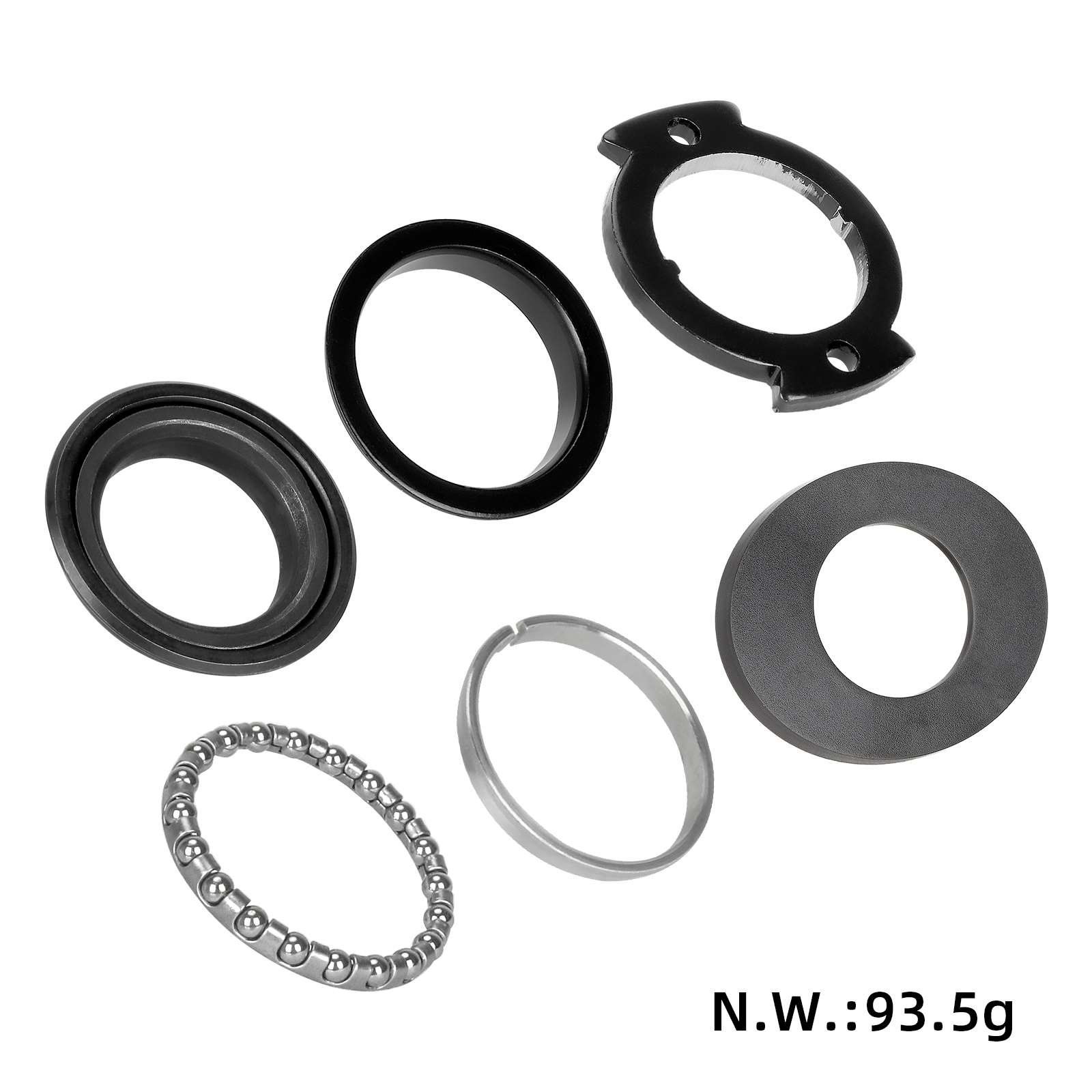 Electric Scooter Front Fork Bearing Set 6pcs Bearing Washer Kit For Xiaomi 4Pro Scooter Replacement Parts Accessories