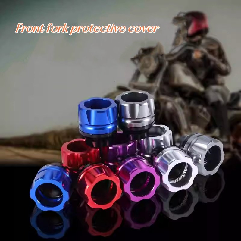 Motorcycle anti drop cup aluminum alloy shock absorber cup hexagonal anti drop cover